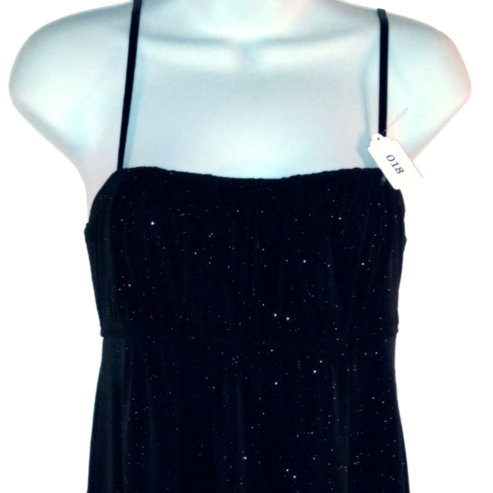M - PIMKIE - MINI DRESS - BLK/GLITTER